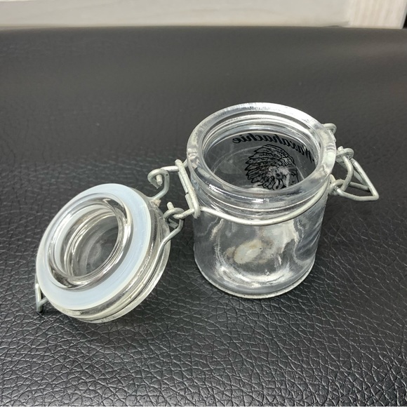 Mini Jar Glass Bottle Decor Waxahachie Texas State Collectible - Picture 2 of 7